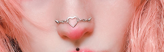 Heart Nose Chain