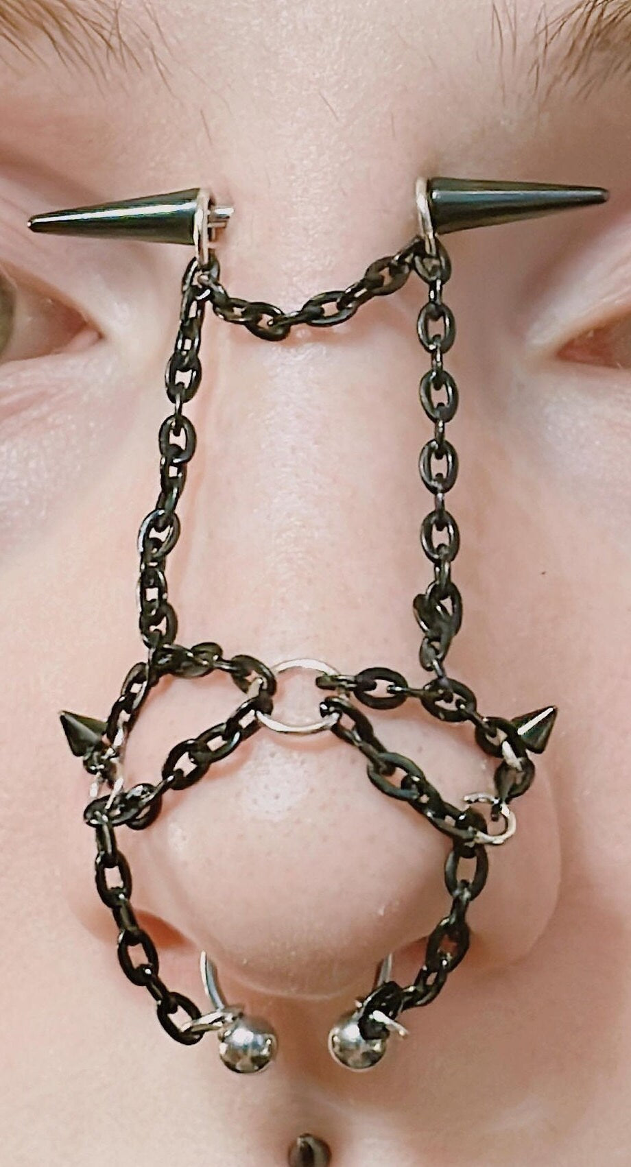 All Chained Up Nose Chain